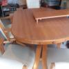 table with leaf and 4 chairs offer Home and Furnitures