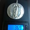 Sterling Silver Religious Medallion 36.9 gm