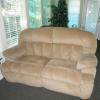 Recliner Love Seat--Tan offer Home and Furnitures