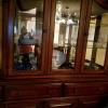 Dining room table, 4 chairs and china cupboard