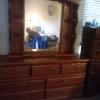 Beautiful dresser set with mirror 2 items offer Home and Furnitures