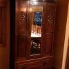 Professionally refinished antique armoire, $500