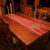 Rosewood Victorian era style dining room table with 4 chairs, $750 offer Home and Furnitures