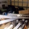 Fence posts offer Garage and Moving Sale