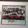 Framed autographed picture of Dale Earnhardt SR