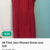Women's All That Jazz Cocktail dress size 5/6 offer Clothes