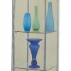 60” tall glass display cases