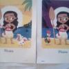 (2) Moana, Pua and Hei serigraph prints