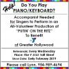 VOLUNTEER KEYBOARD ACCOMPANIST offer Events