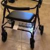 EXTRA WIDE ROLLATOR-WALKER with SEAT & BASKET offer Health and Beauty