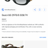 Authentic Gucci Women Sunglasses 