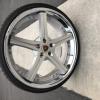 22 inch rims fits 115 x 4.3  offer Car