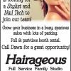 Hairstylist   Nail tech  offer Full Time