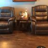 Sleeper sofa and two rocker recliners