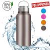 32 OZ Double Wall Stainless Steel Insulated Wide Mouth Water Bottles