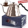 Save 10% on Triple Layer 18/8 Stainless Steel Drip Coffee Kettle with Amazon Coupon