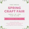 Spring Craft Fair offer Events