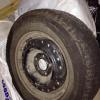 4 SNOW TIRES ON RIMS - EUC