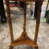 Solid Marble topped wooden end table. offer Home and Furnitures