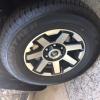 All season Dunlop Grandtrek tires & alloy wheels P265/70R17 1135 M +S 