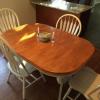 Oak Dinning Set, Six Matching Chairs offer Home and Furnitures