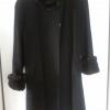 Pure virgin wool black coat