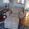 Chair and ottoman for sale