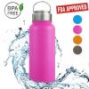 Double Walled Stainless Steel Wide Mouth Insulated Water Bottles, SAVE $9.99 with Amazon Coupon offer Sporting Goods