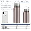 Double Walled Stainless Steel Wide Mouth Insulated Water Bottles, SAVE $9.99 with Amazon Coupon