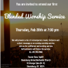 Blended Worship Service this Thursday in Sloatsburg NY