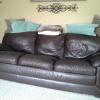 Couch, love seat, and chair with ottoman 