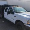 F 450 XL DIESEL CREW CAB WITH DUMP STAKE BODY 