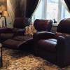 Leather 3 seat recliner  offer Home and Furnitures