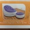 Cafe chaise chair ottoman 