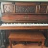 Antique upright piano 