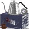Triple Layer 18/8 Stainless Steel Pour Over Coffee Kettle with Thermometer, Just 