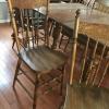 Oak table and six chairs offer Home and Furnitures