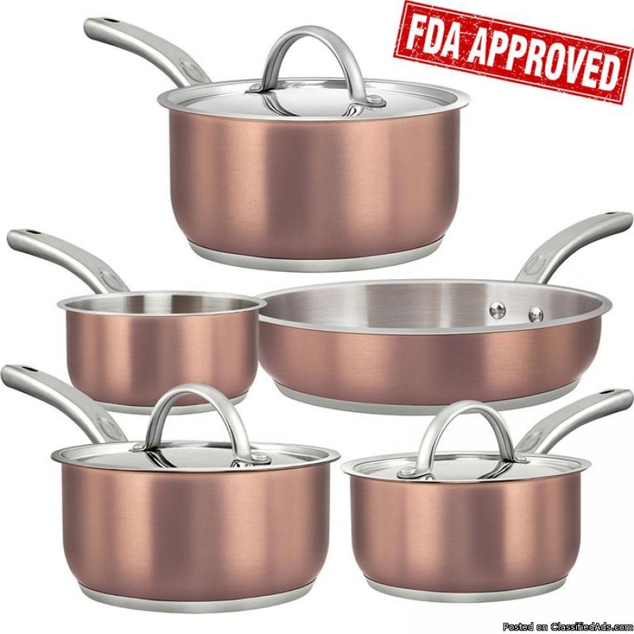 pots and pans set non stick sale