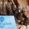 Saint Louis Lead Crystal Champagne & Water Goblets  