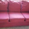 Red sleeper sofa in good condition 