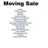 Moving Sale offer Garage and Moving Sale