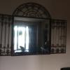 Large Iron Work Mirror  offer Home and Furnitures