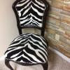 Decorative Zebra Accent Chair