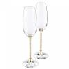 Swarovski Crystal Champagne Glasses