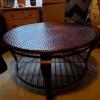 Clark Copper Round Coffee Table offer Home and Furnitures