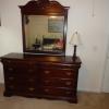 Double Dresser with larger Mirror offer Home and Furnitures