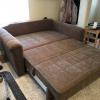 Couch bed pullout