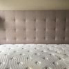 Ashley King Size Upholstered Bed with King Mattress 