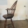 4 Windsor bar top swivel arm chairs. Solid wood excellent condition.  