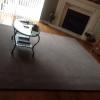 gray 8x10 gray carpet excellent condition 
